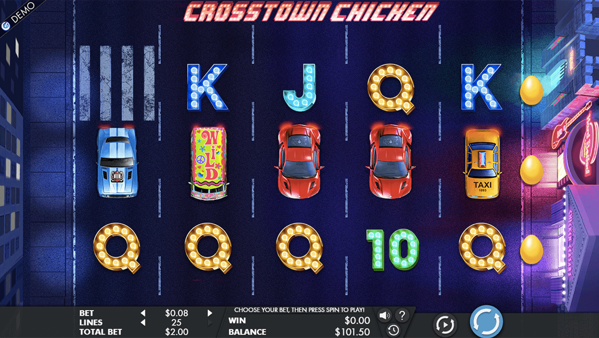  CROSSTOWN CHICKEN (БЕГУЩАЯ КУРИЦА) — ИГРОВОЙ АВТОМАТ, ИГРАТЬ В СЛОТ БЕСПЛАТНО, БЕЗ РЕГИСТРАЦИИ