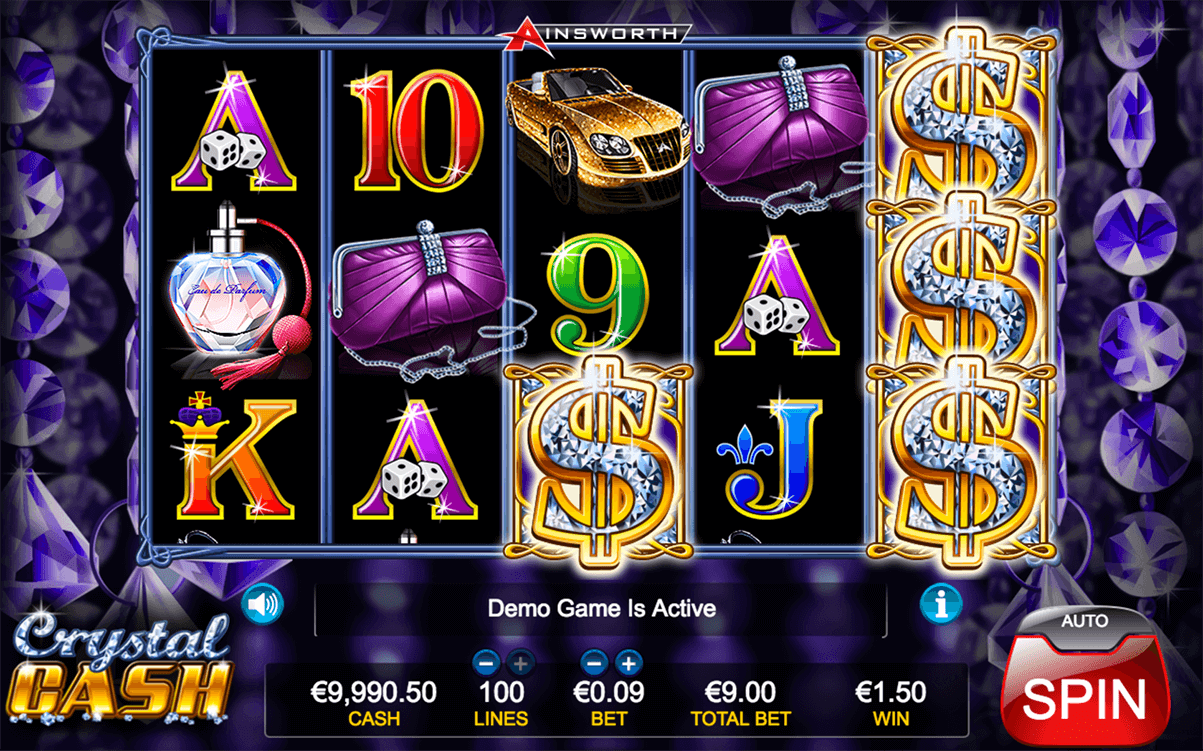 Crystal cash ainsworth casino slots macau demo logo