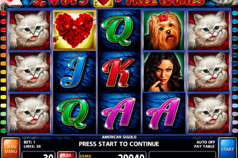 AMERICAN GIGOLO CASINO TECHNOLOGY SLOT MACHINE 