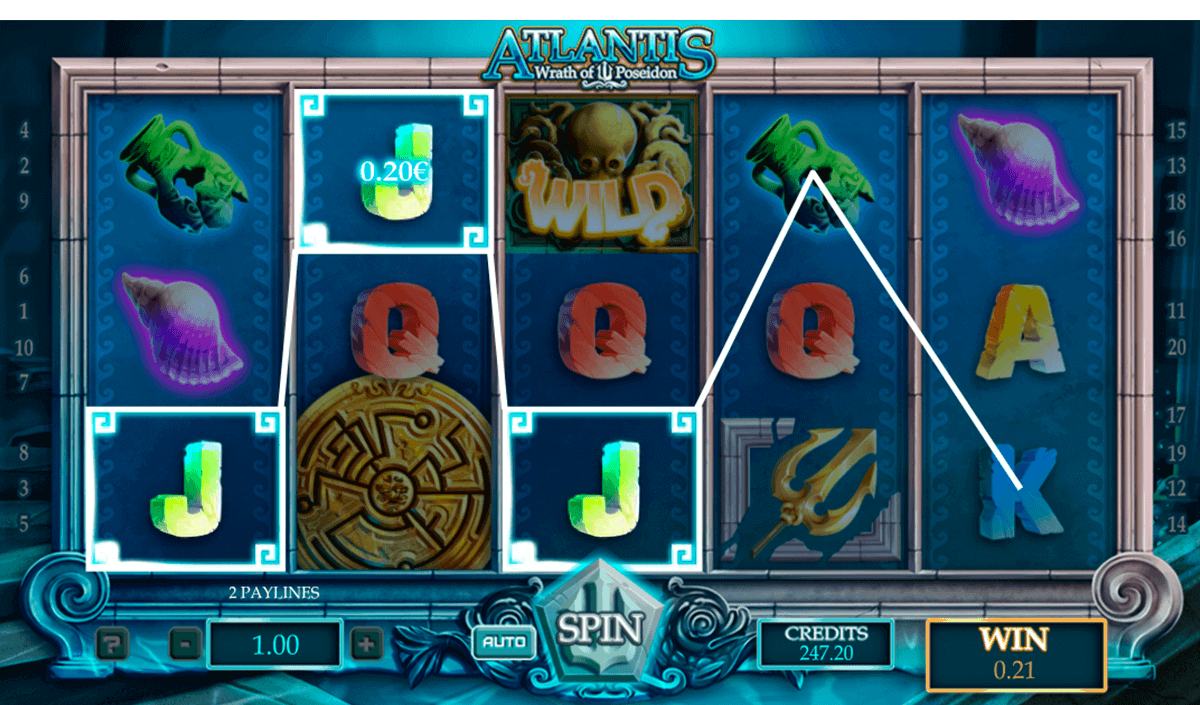 Atlantis slot game