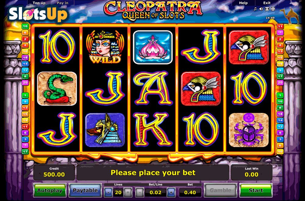 Cleopatra casino game