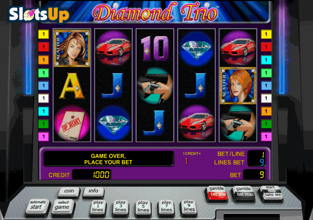 Diamond trio slot machine jackpots