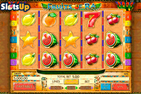 FRUITS OF RA PLAYSON CASINO SLOTS 