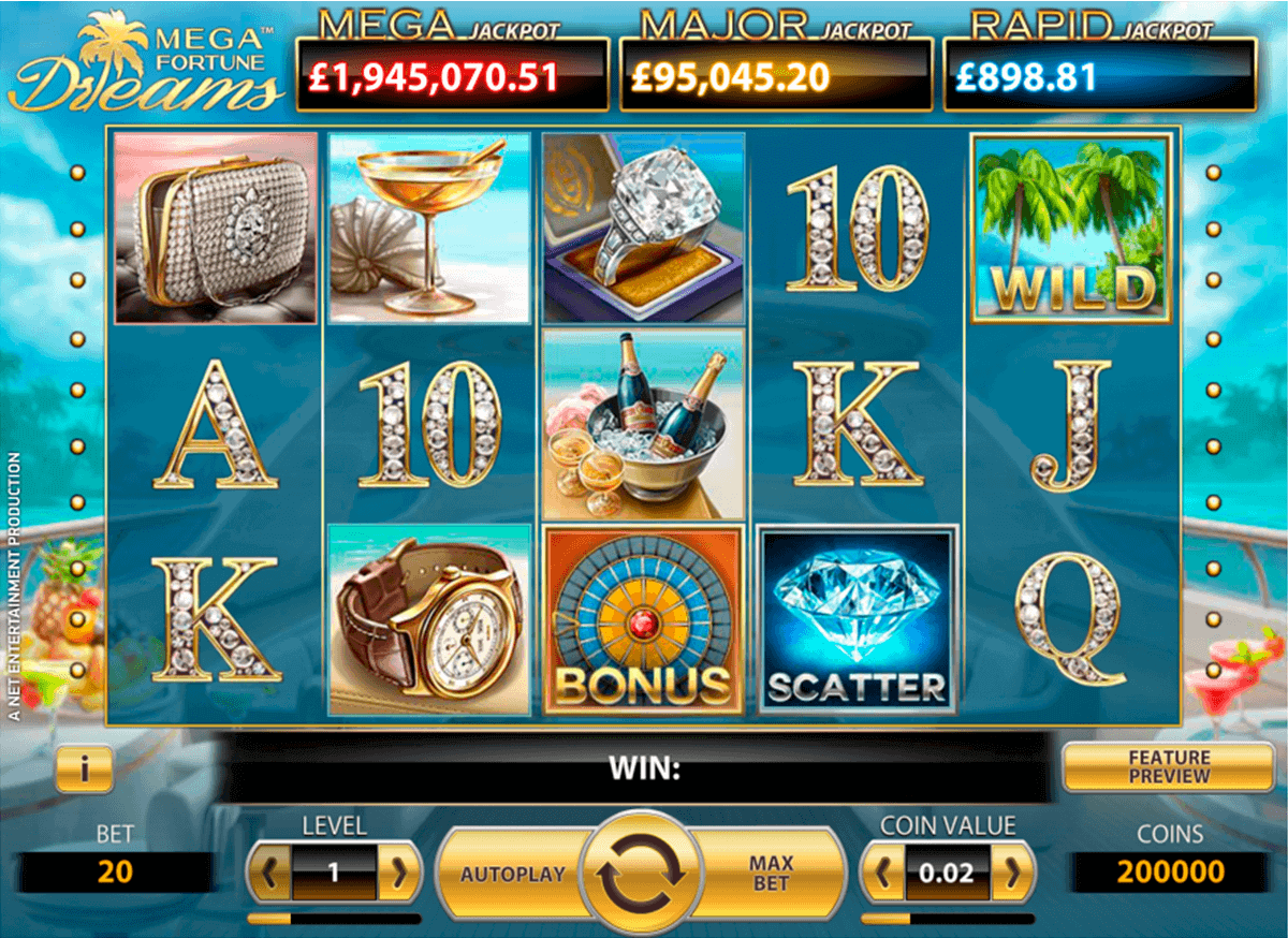 Mega fortune online casino games