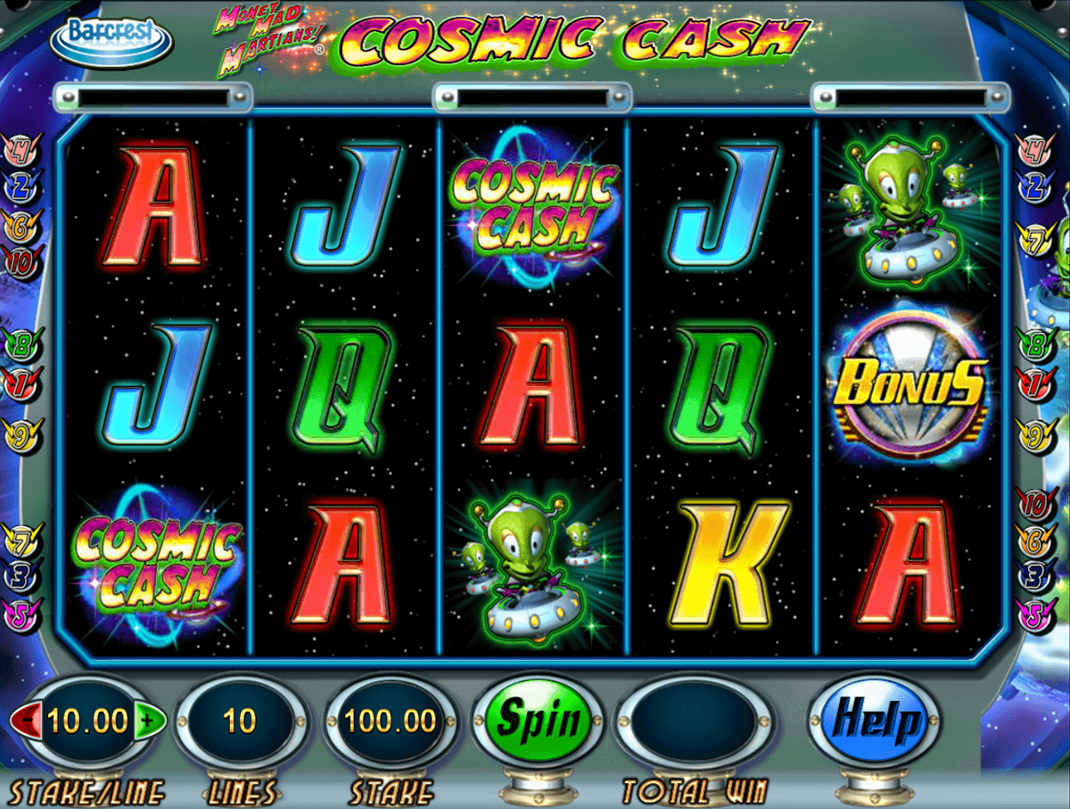 Money Mad Martians Slot Machine online, free Play