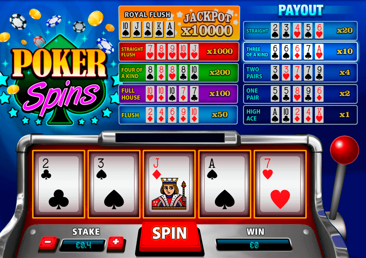 free poker slot machines