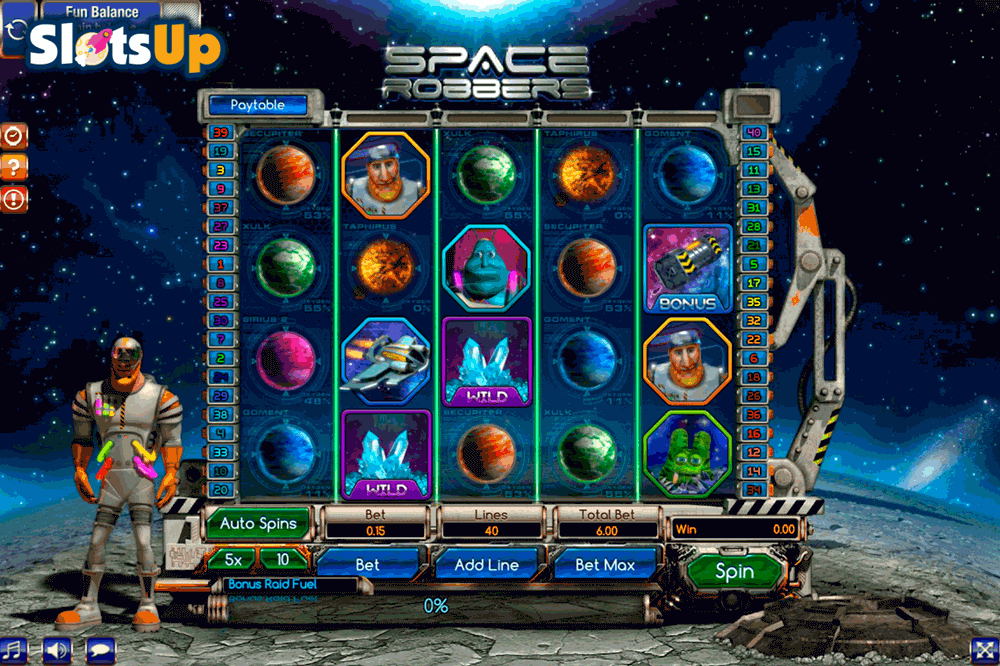 Space slot machine
