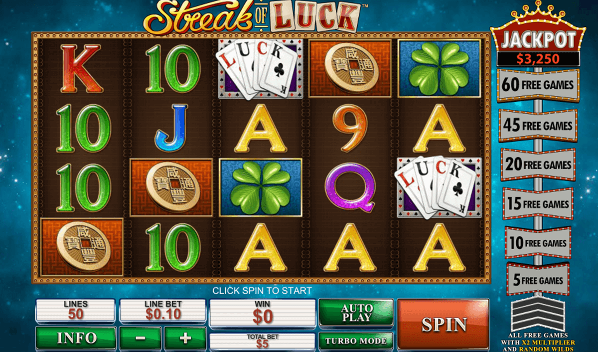 Streak of luck slots jackpot