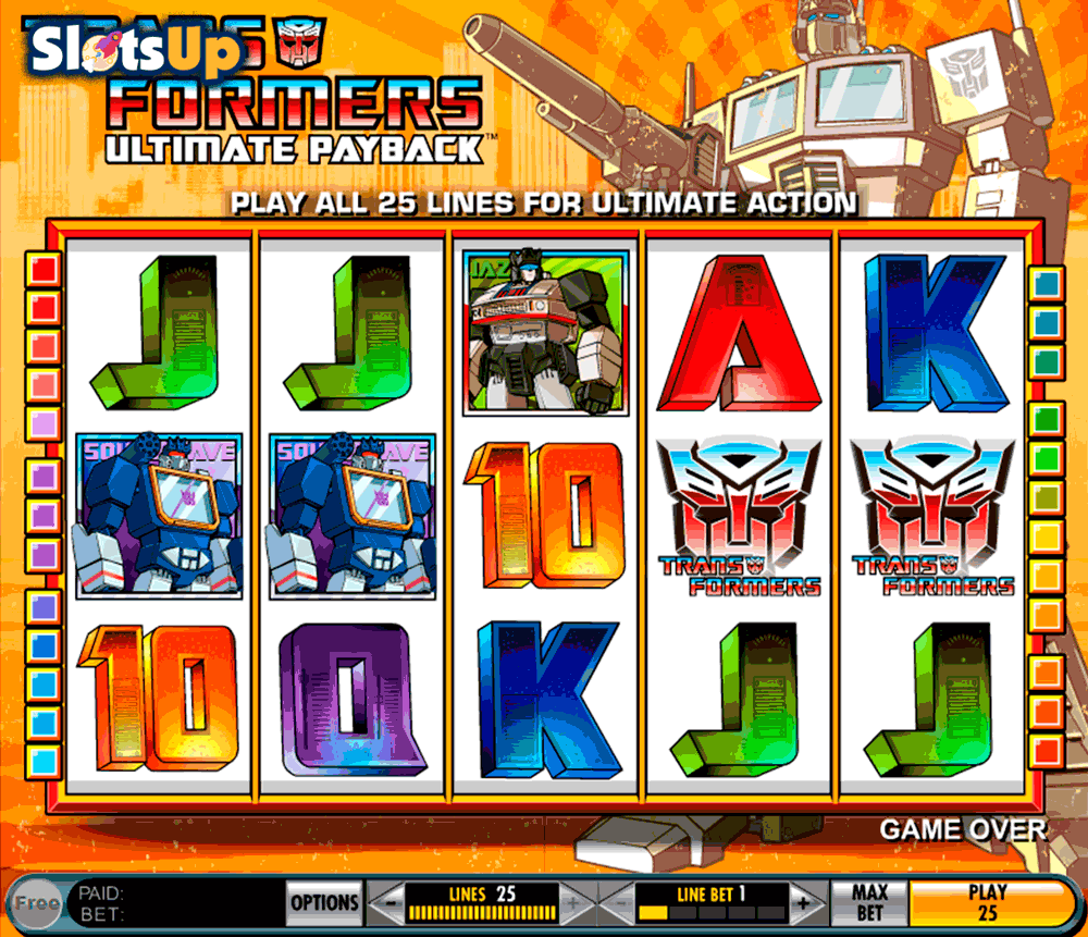 Transformers Slot Machine