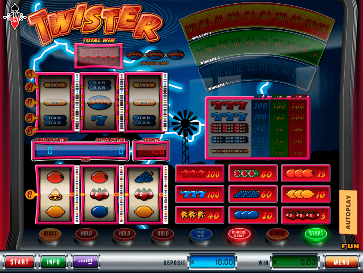 Twister slot machine