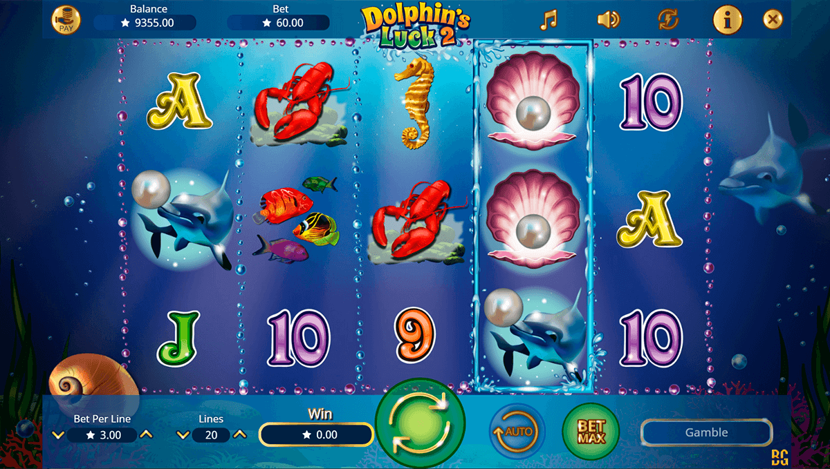 Dolphins luck 2 booming games slot game keyboard tokens spins