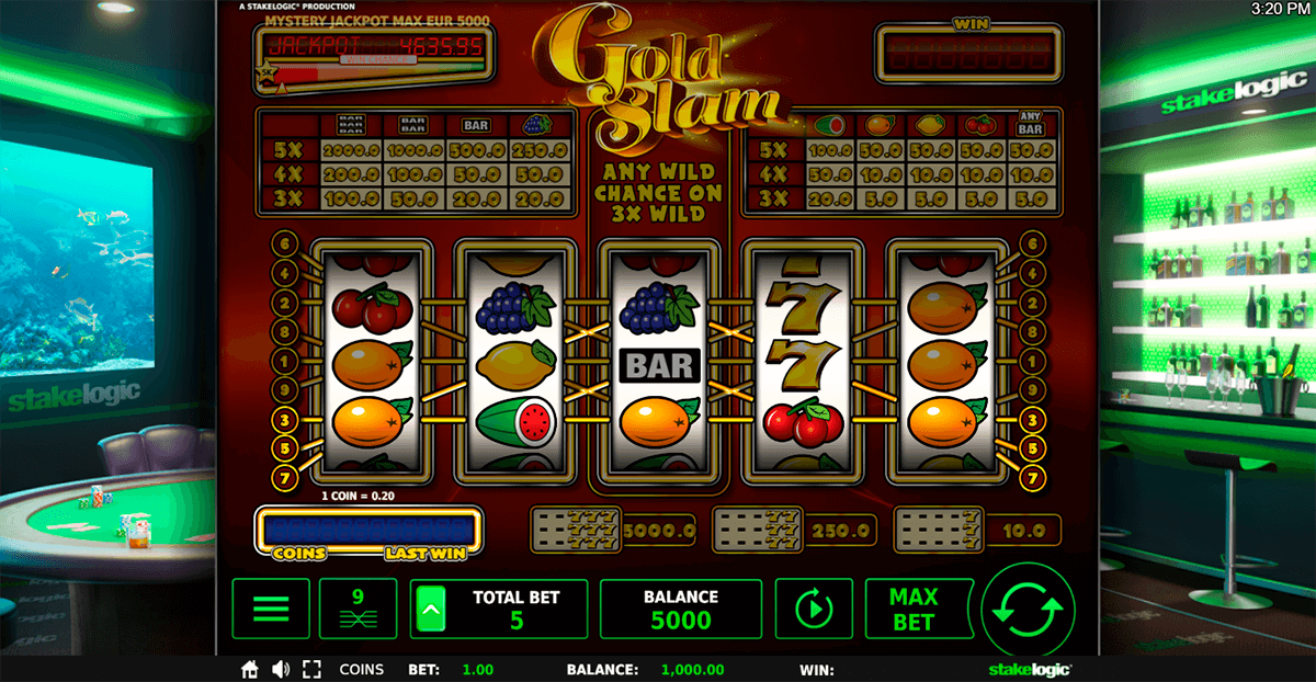 Gold Slam Delux Slot Machine Online ᐈ Stake Logic Casino Slots