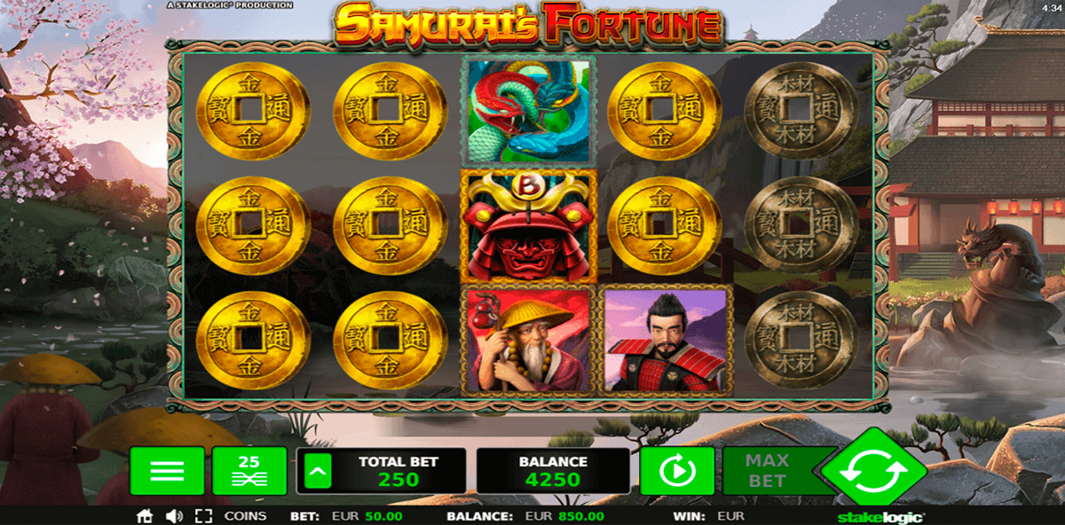 Samurai secrets slot machine