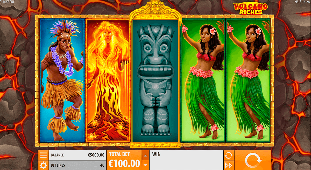 Volcano Island Slot Machine